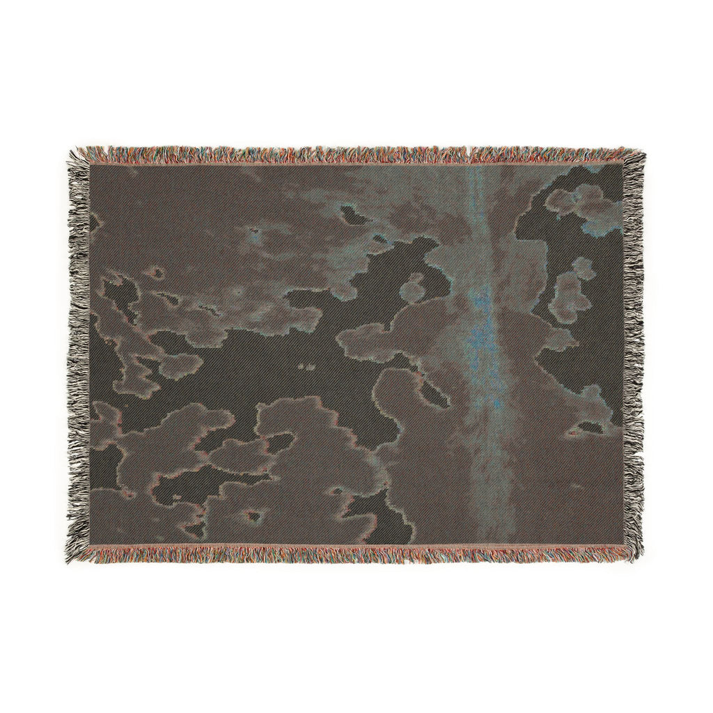 Cow Hide Pattern Woven Blanket
