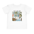 Toddler Tee — "Just a Girl Who Loves Fishing" Fishing Shirt for Kids