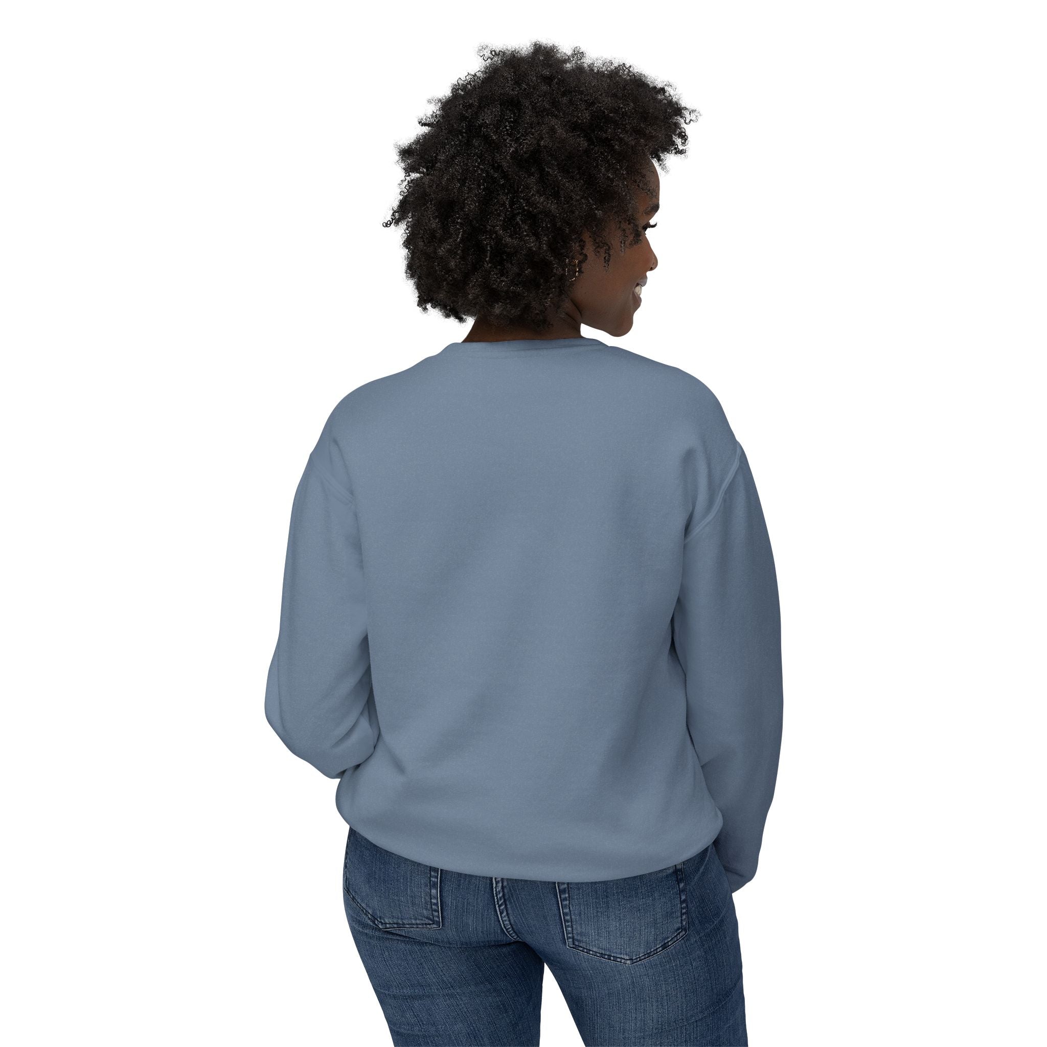 Jesus Floral Crewneck Sweatshirt — Turquoise Boho Faith Pullover