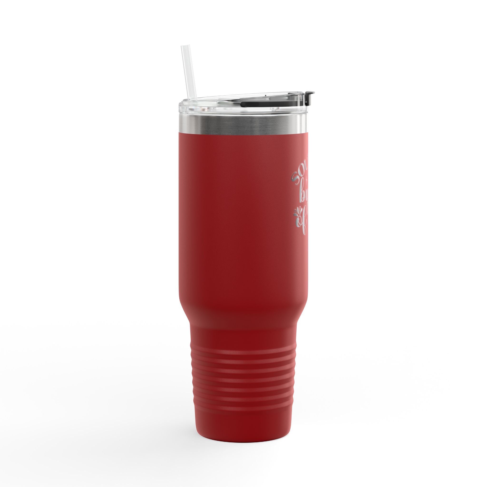 40oz Insulated Travel Mug — "Southern by the Grace of God" Stainless Tumbler
