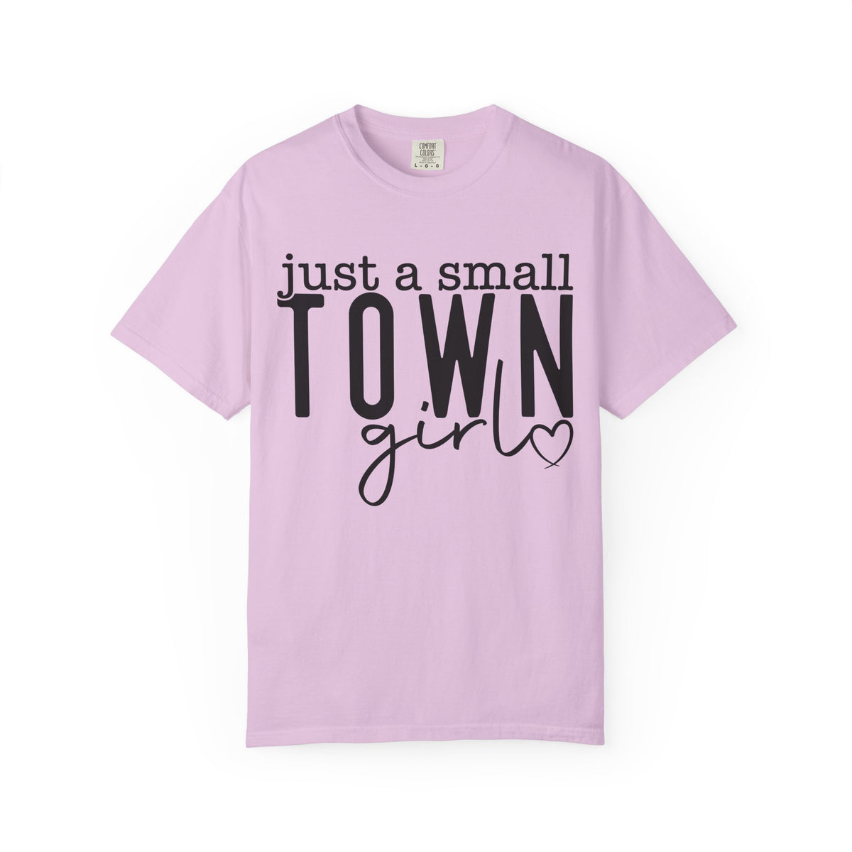 Just a Small Town Girl T‑Shirt — Retro Script Country Pride Tee