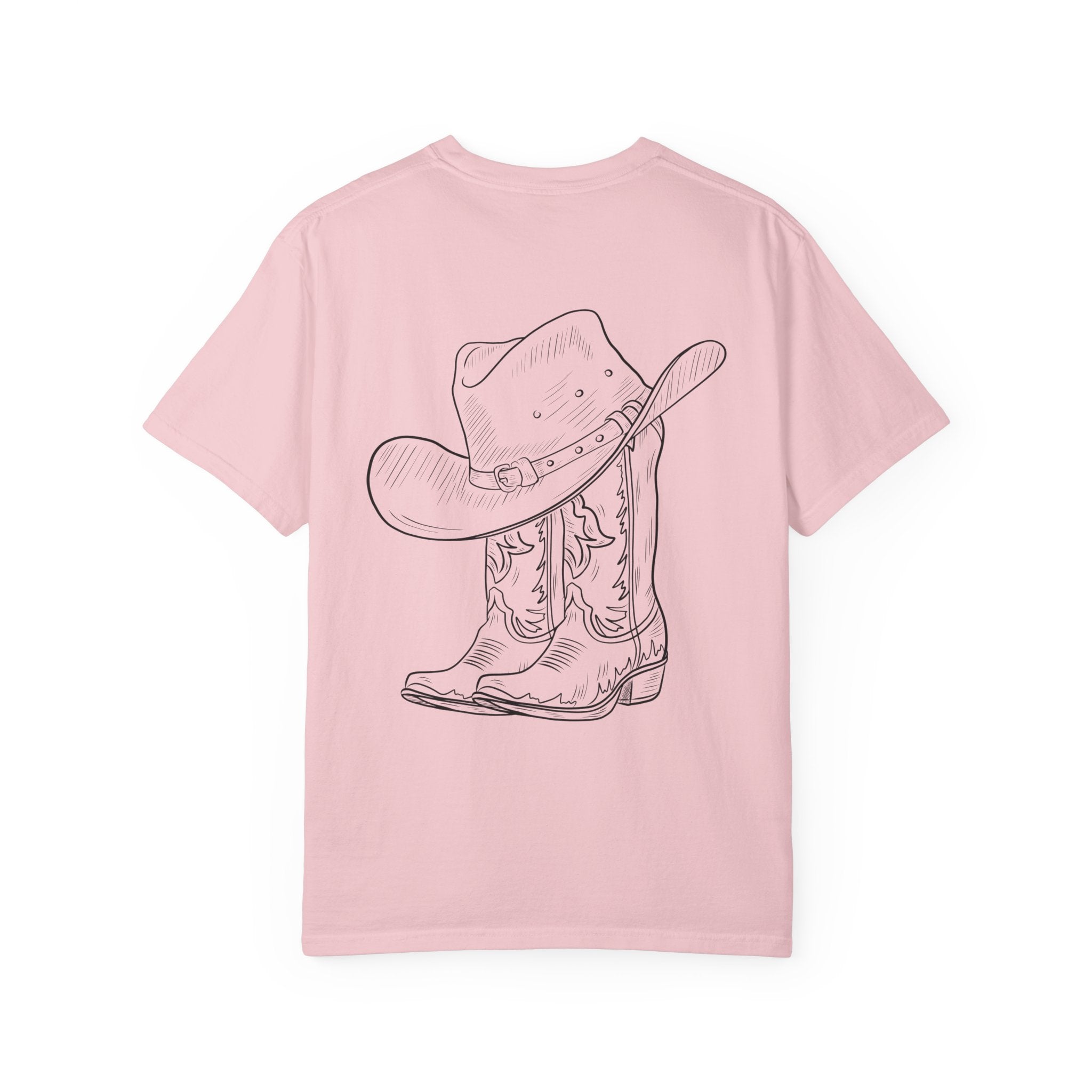 Cowboy Hat & Boots T-Shirt — 'Yee Haw' Graphic Western Tee