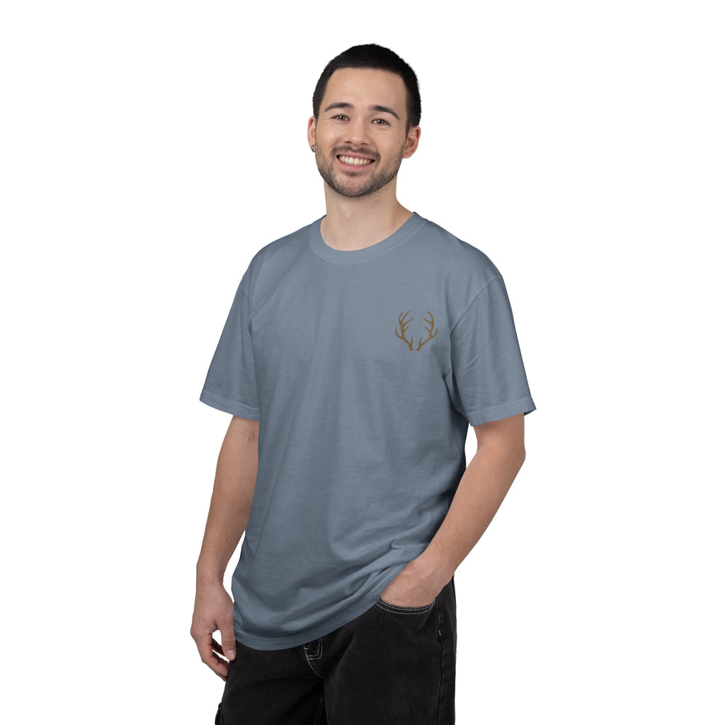 Southern Dad Hunting T-Shirt — "Raise 'Em Right" Graphic Tee