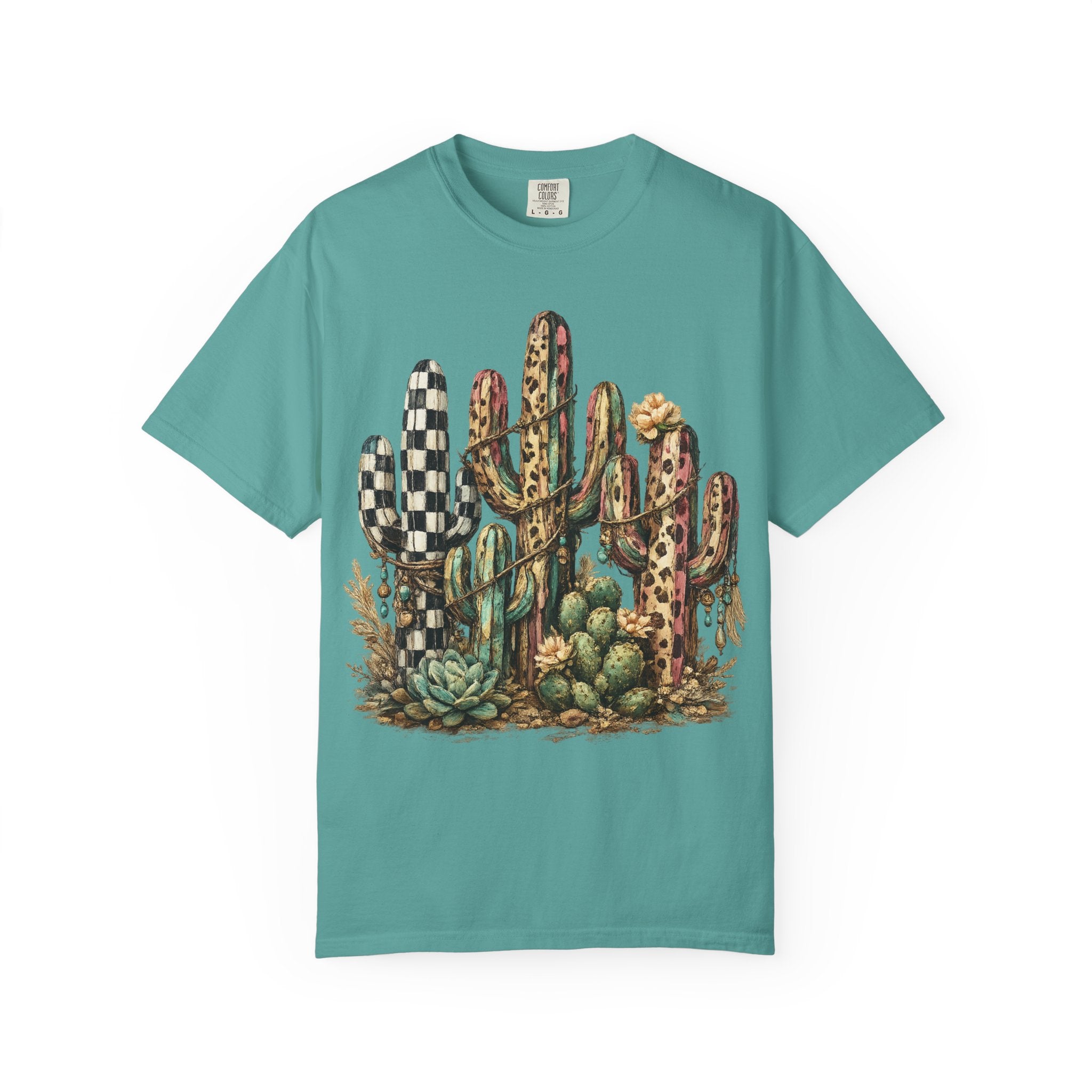 Cactus Garden T‑Shirt — Desert Succulent Graphic Tee
