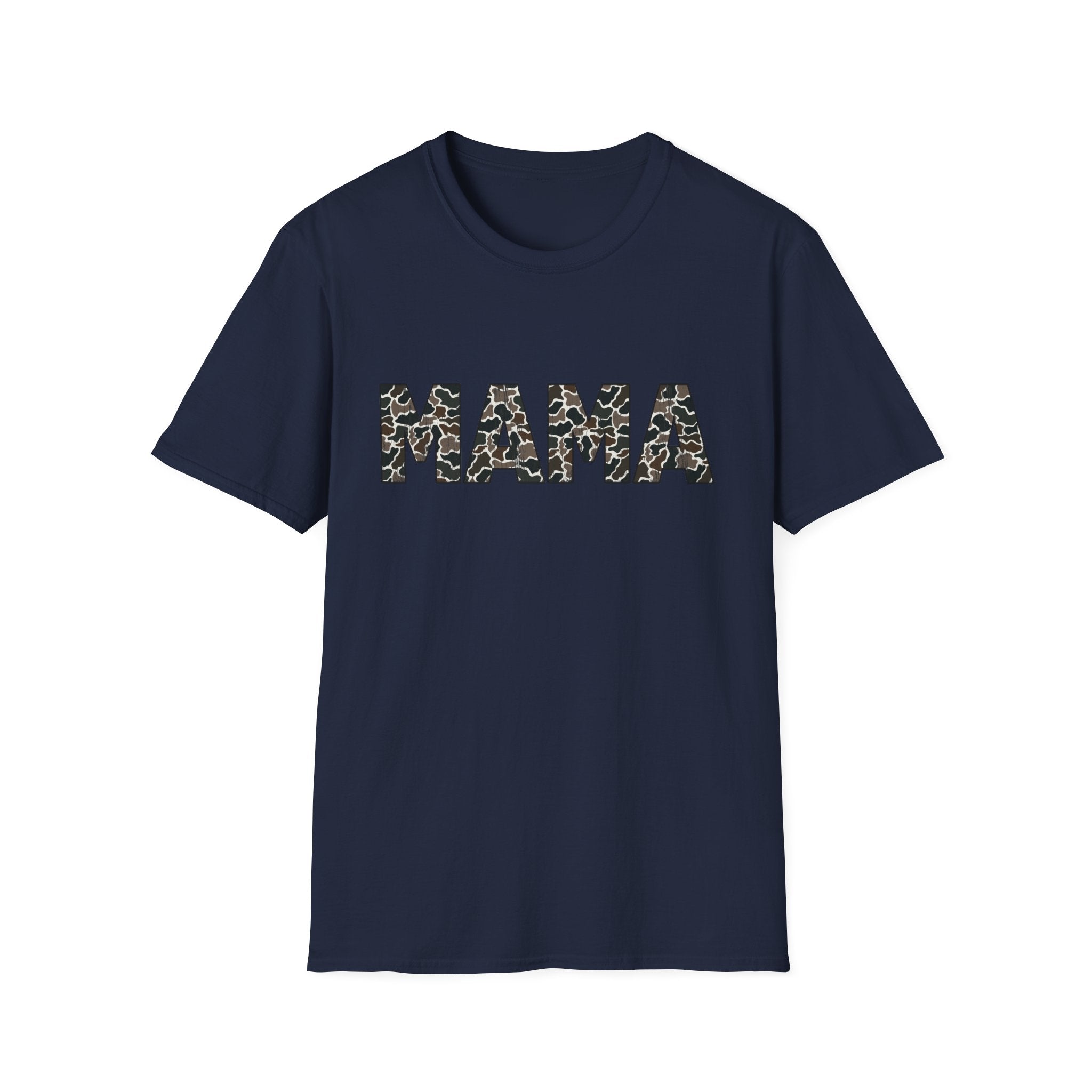 Mama Camo Print T-Shirt — Graphic Mom Tee for Mother's Day & Everyday