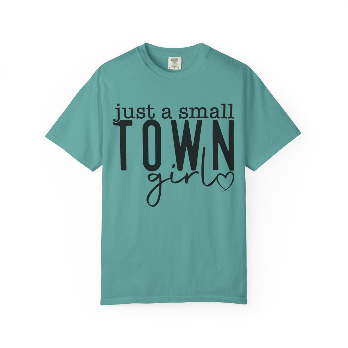 Just a Small Town Girl T‑Shirt — Retro Script Country Pride Tee