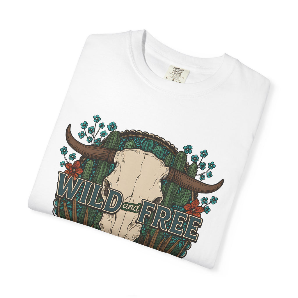 Wild & Free Cow Skull T-Shirt