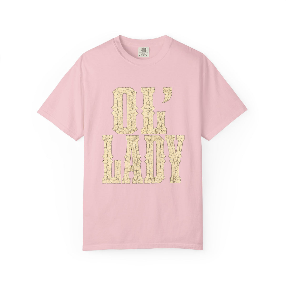 T-Shirt — 'Ol' Lady' Vintage Lettering Tee