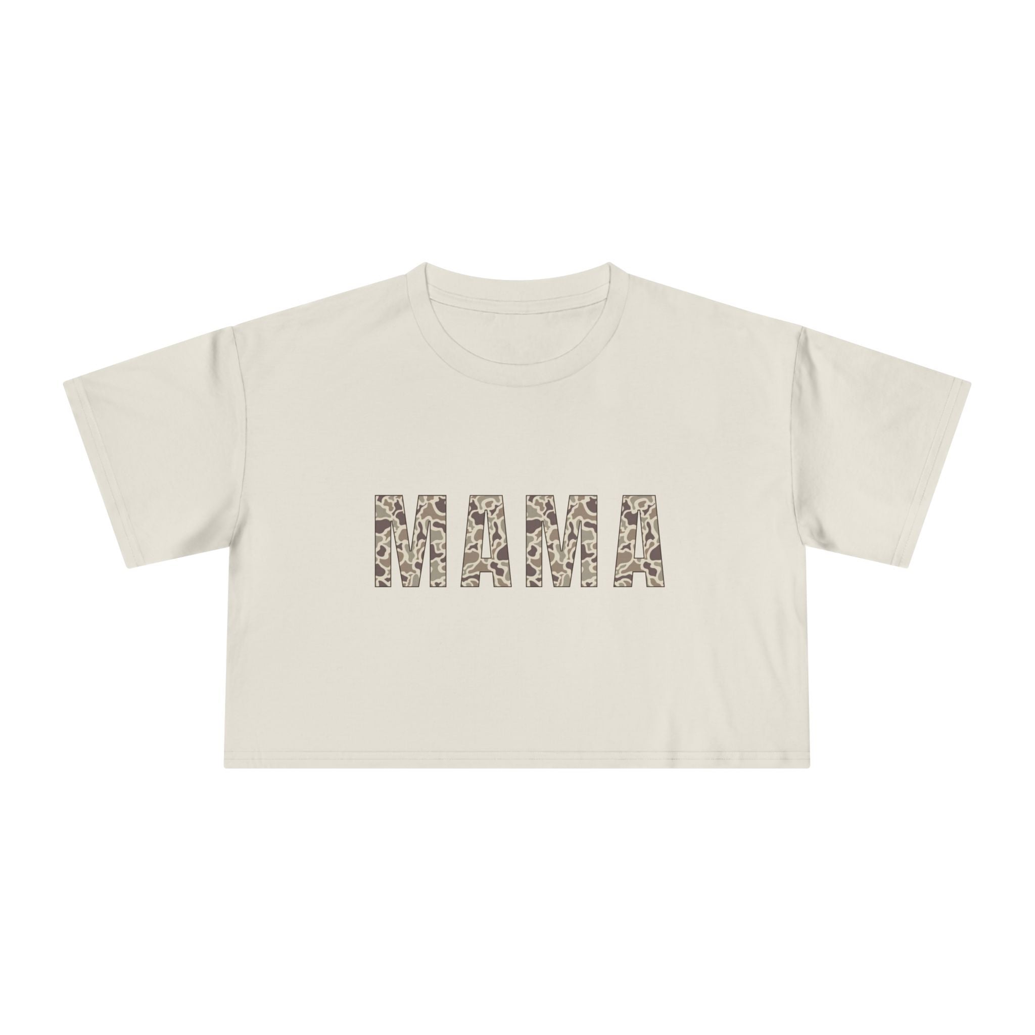 Mama Crop Tee — Casual Women's Short Boxy Top