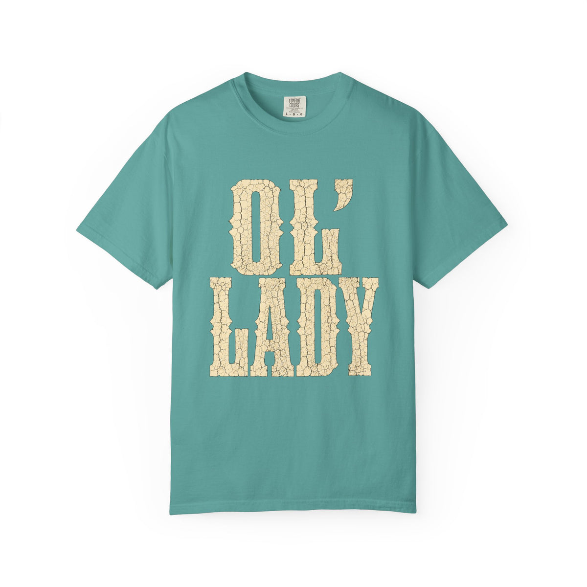 T-Shirt — 'Ol' Lady' Vintage Lettering Tee