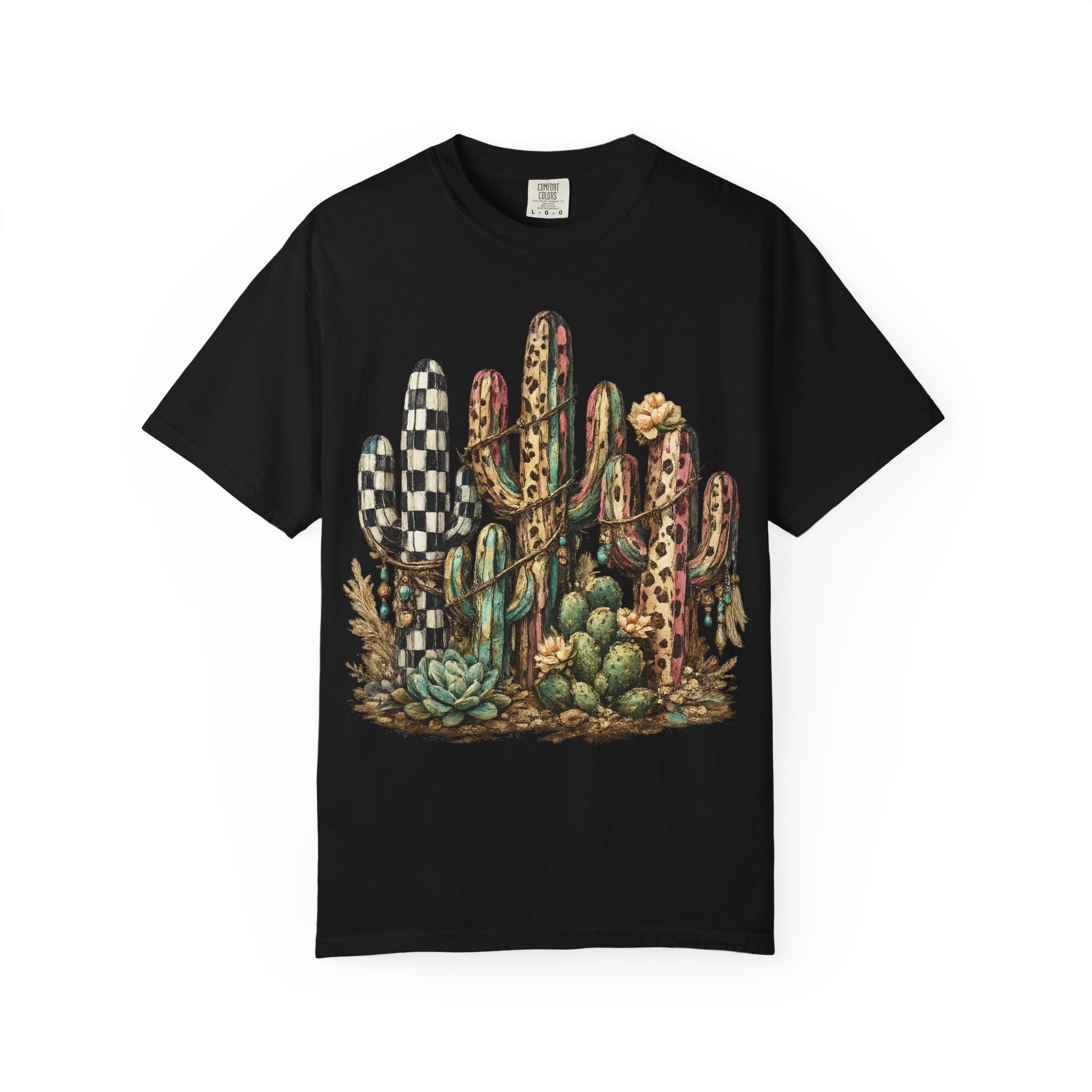 Cactus Garden T‑Shirt — Desert Succulent Graphic Tee