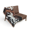 Cow Hide Pattern Woven Blanket