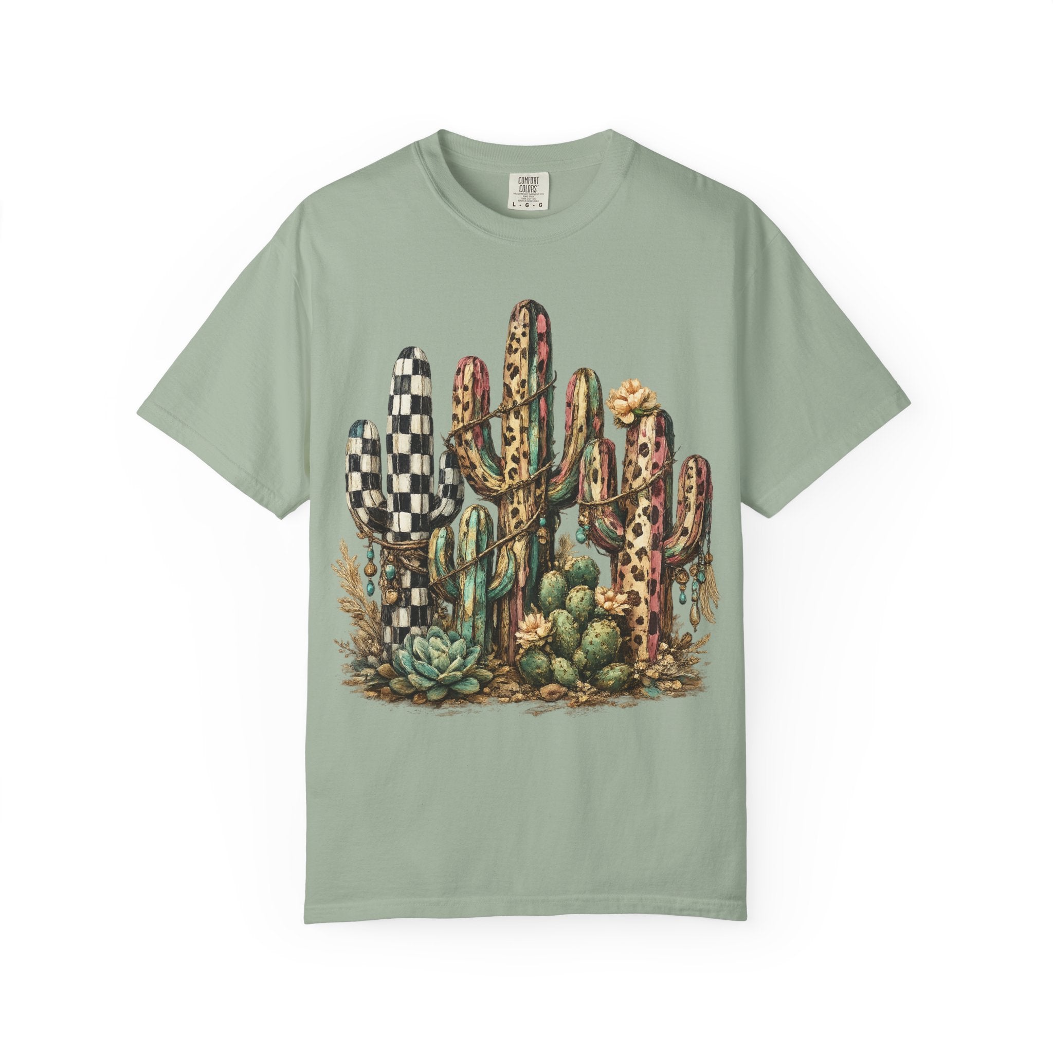 Cactus Garden T‑Shirt — Desert Succulent Graphic Tee