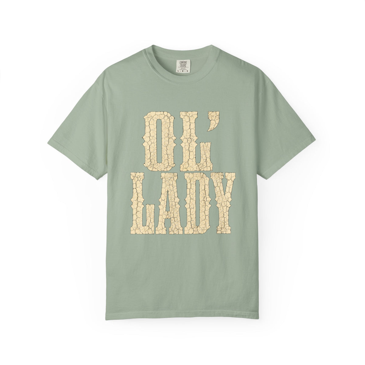 T-Shirt — 'Ol' Lady' Vintage Lettering Tee