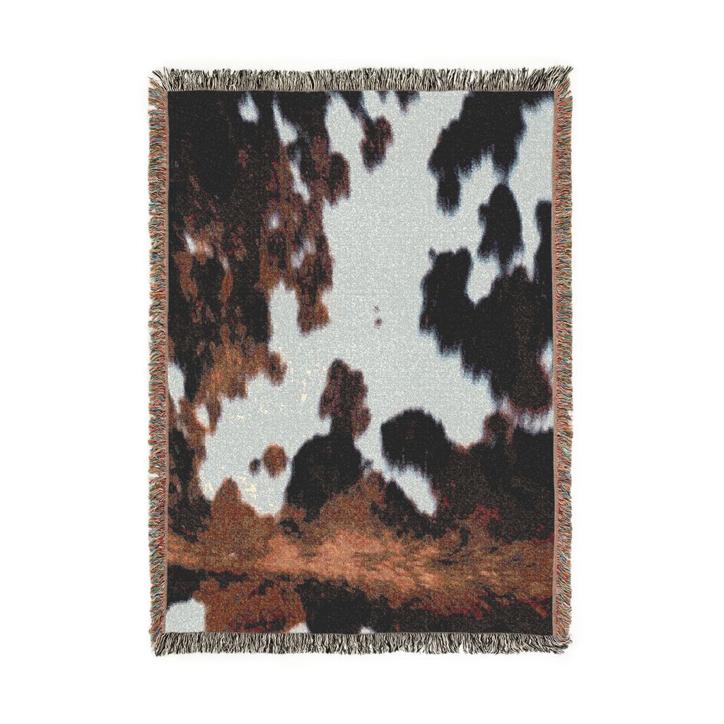 Copy of Cow Hide Pattern Woven Blanket