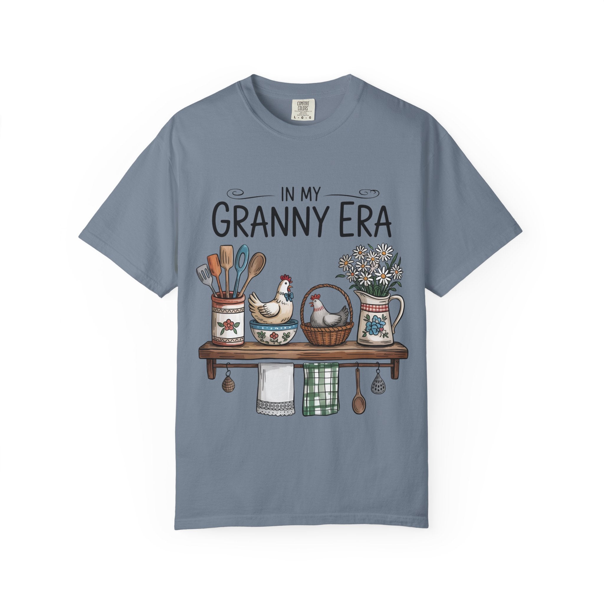 T-Shirt — "In My Granny Era" Vintage Kitchen Graphic Tee