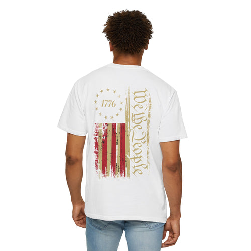 1776 'We the People' Flag T-Shirt — Patriotic American Constitution Tee