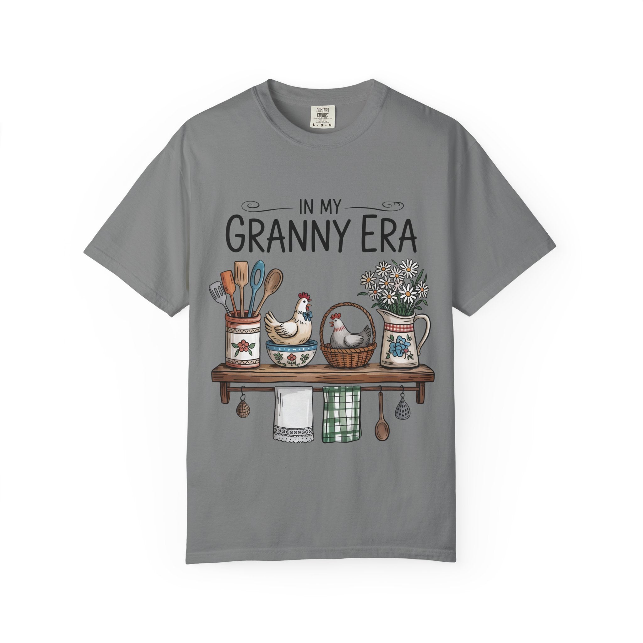 T-Shirt — "In My Granny Era" Vintage Kitchen Graphic Tee