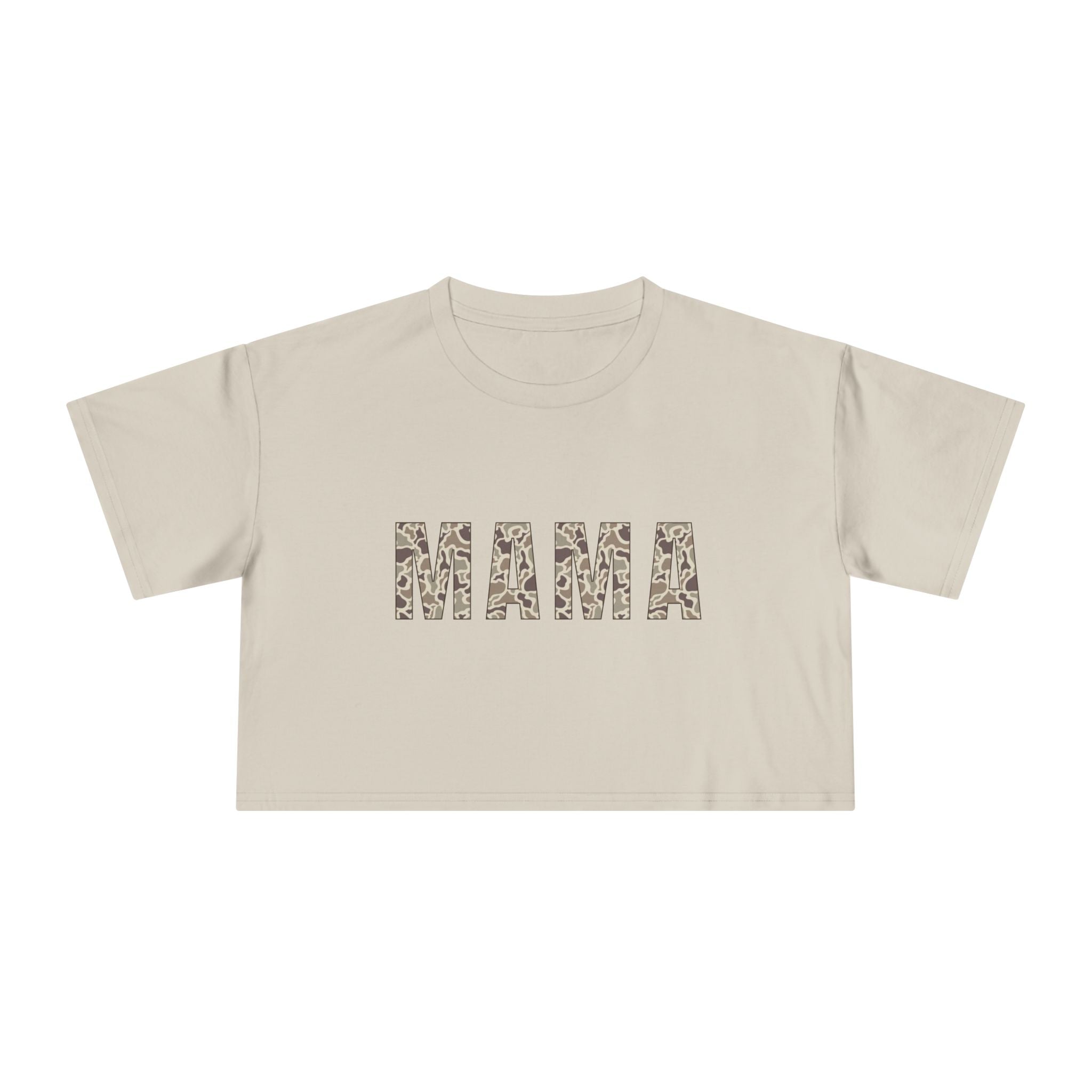 Mama Crop Tee — Casual Women's Short Boxy Top