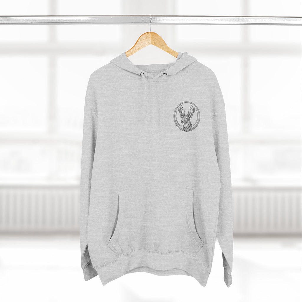 Southern Dad Hoodie - Hunting Dog & American Flag Graphic Pullover
