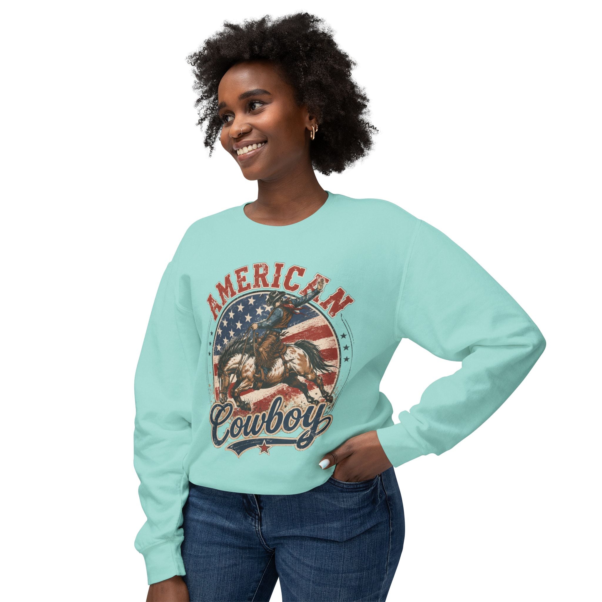 American Cowboy Crewneck Sweatshirt
