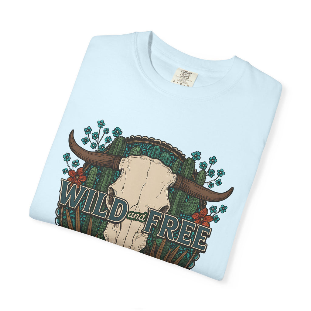 Wild & Free Cow Skull T-Shirt