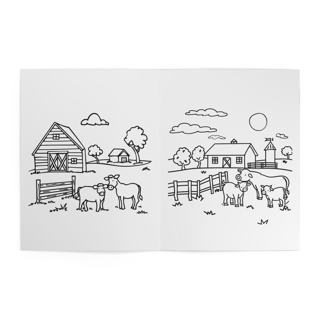 Farm Animals Coloring Book for Kids — 'Animals on the Farm' Activity Book