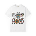 Country & Hood Graphic T-Shirt — "A Little Country A Little Hood" Sunflower Design