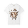 Country Mama T-Shirt — Floral Cow Skull Rustic Farmhouse Tee