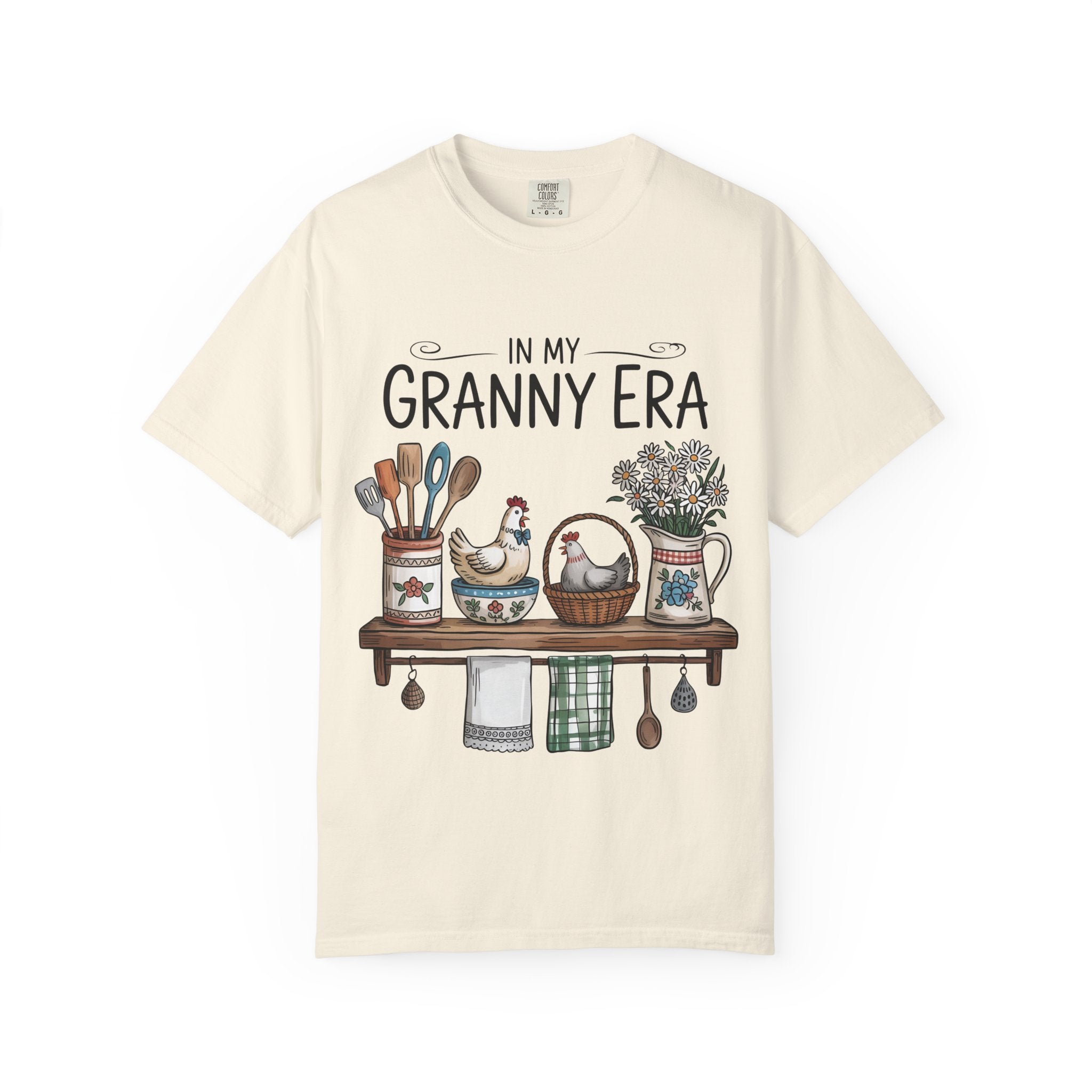 T-Shirt — "In My Granny Era" Vintage Kitchen Graphic Tee