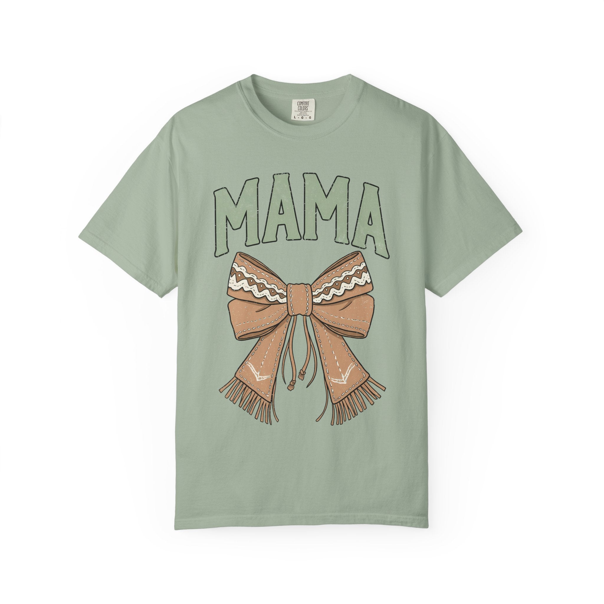 Mama Bow T-Shirt — Cozy Rustic Graphic Tee
