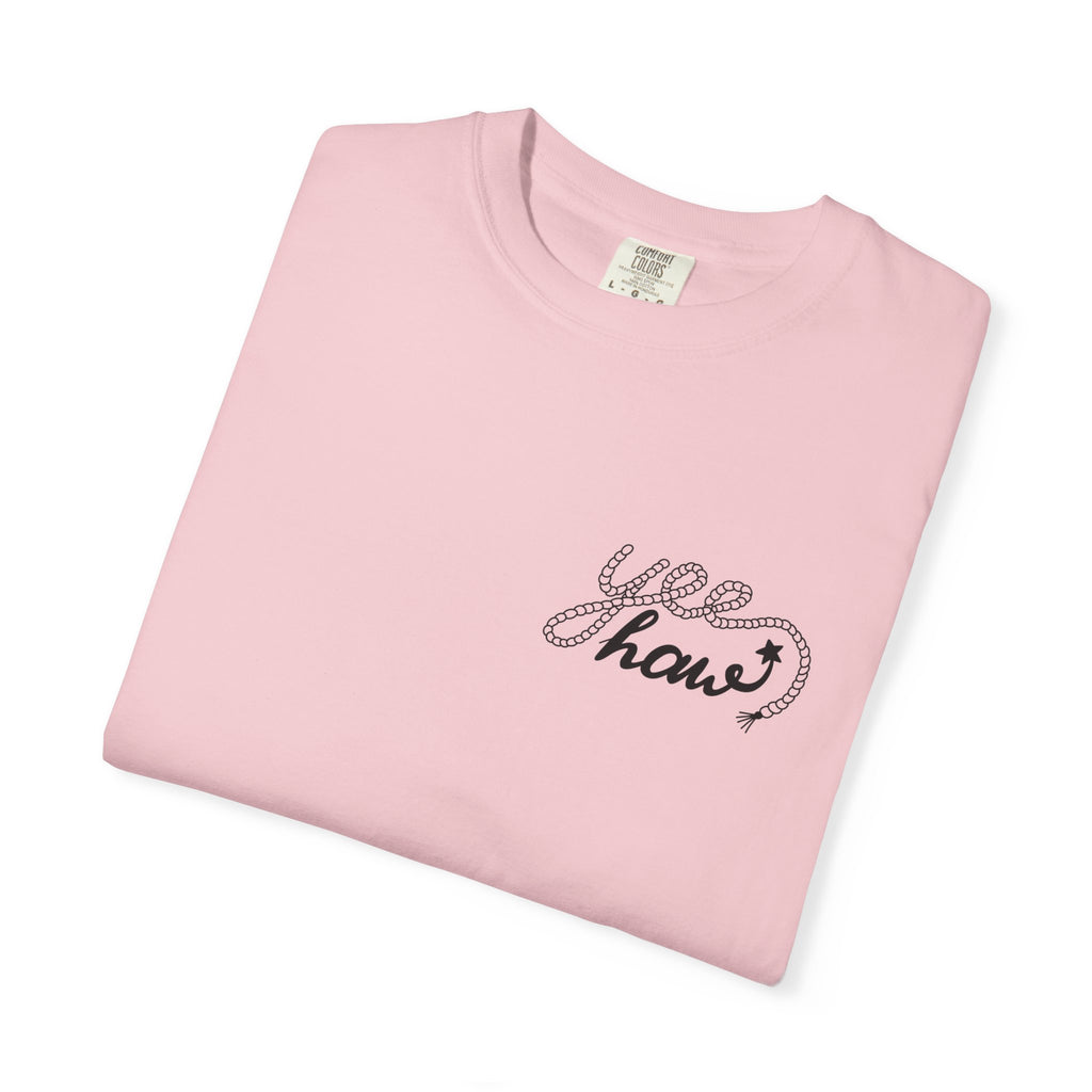 Cowboy Hat & Boots T-Shirt — 'Yee Haw' Graphic Western Tee