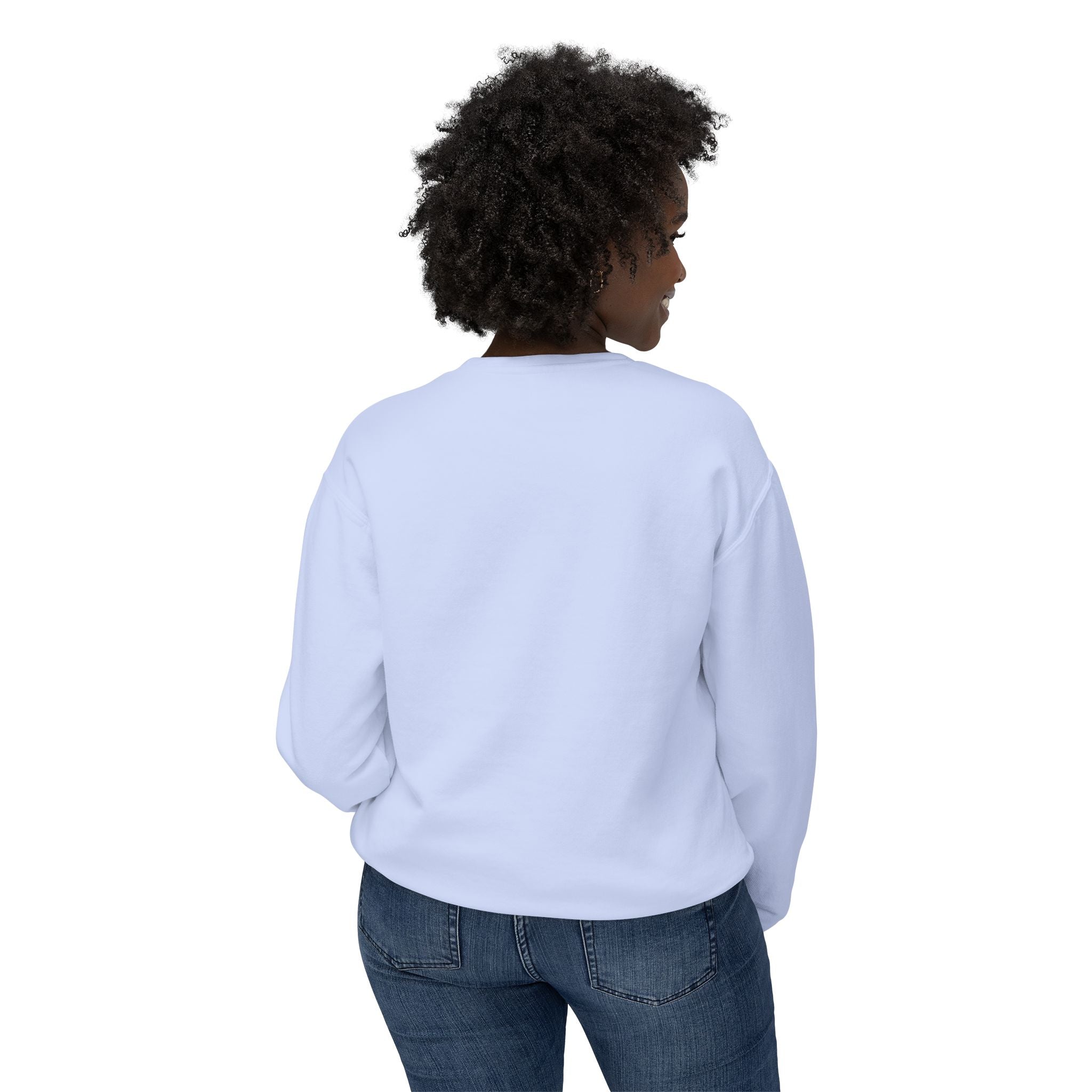 Jesus Floral Crewneck Sweatshirt — Turquoise Boho Faith Pullover