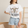 Raised On 90's Country T-Shirt — Vintage Longhorn Cowboy Tee