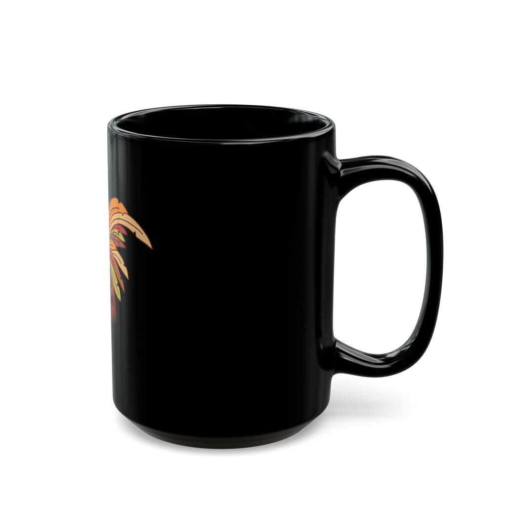 Rooster 'Zero Clucks Given' Black Coffee Mug (11oz/15oz)