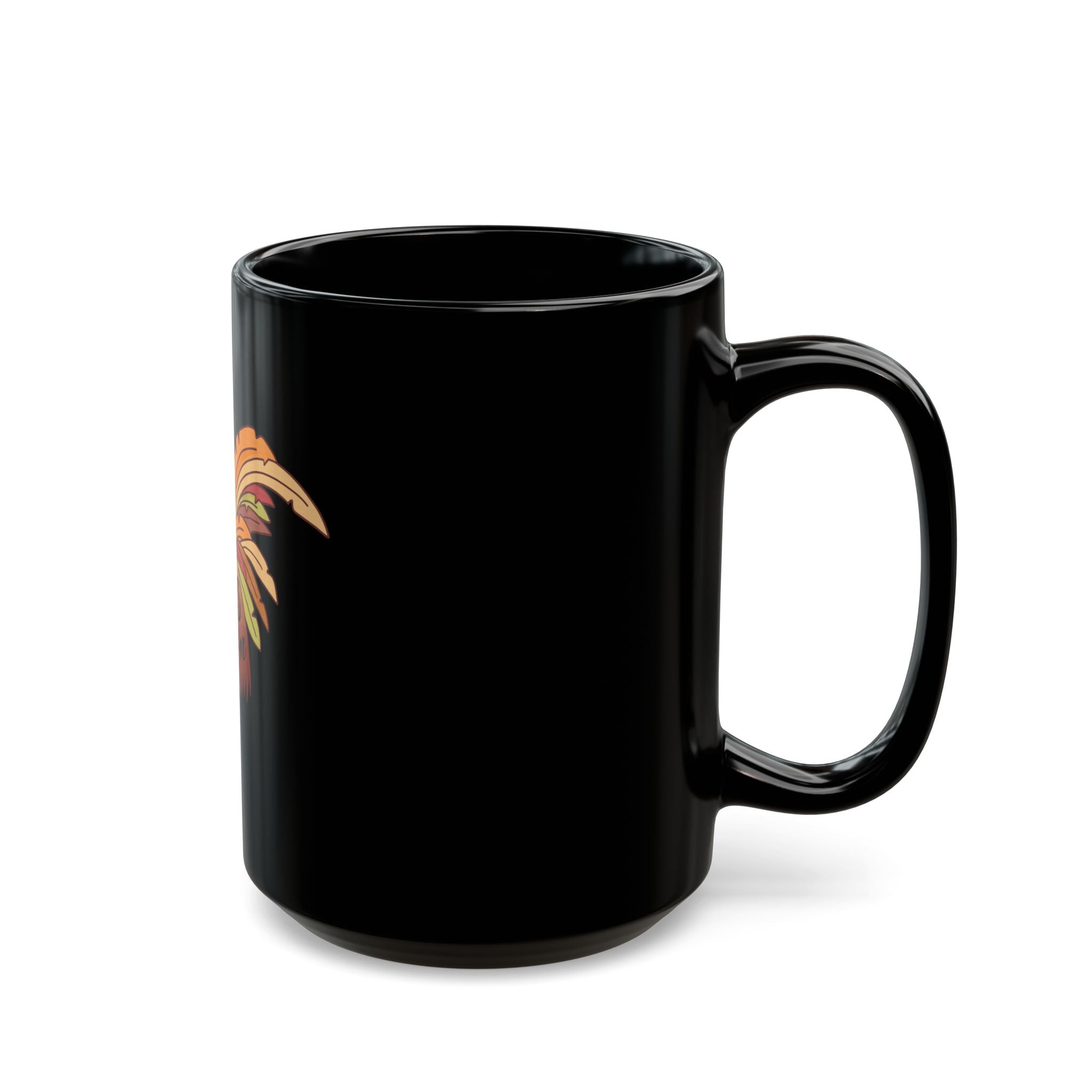 Rooster 'Zero Clucks Given' Black Coffee Mug (11oz/15oz)