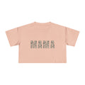 Mama Floral Crop Tee — Casual Women's Short Boxy Top