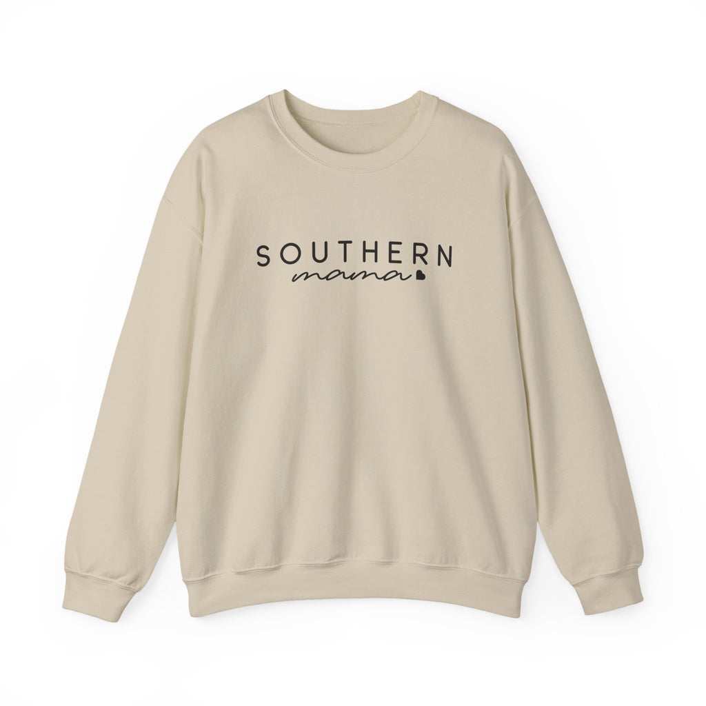 Southern Mama Crewneck Sweatshirt — Minimalist Southern Mom Pullover