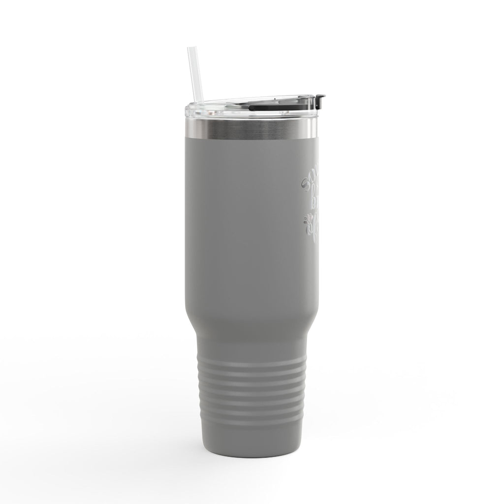 40oz Insulated Travel Mug — "Southern by the Grace of God" Stainless Tumbler