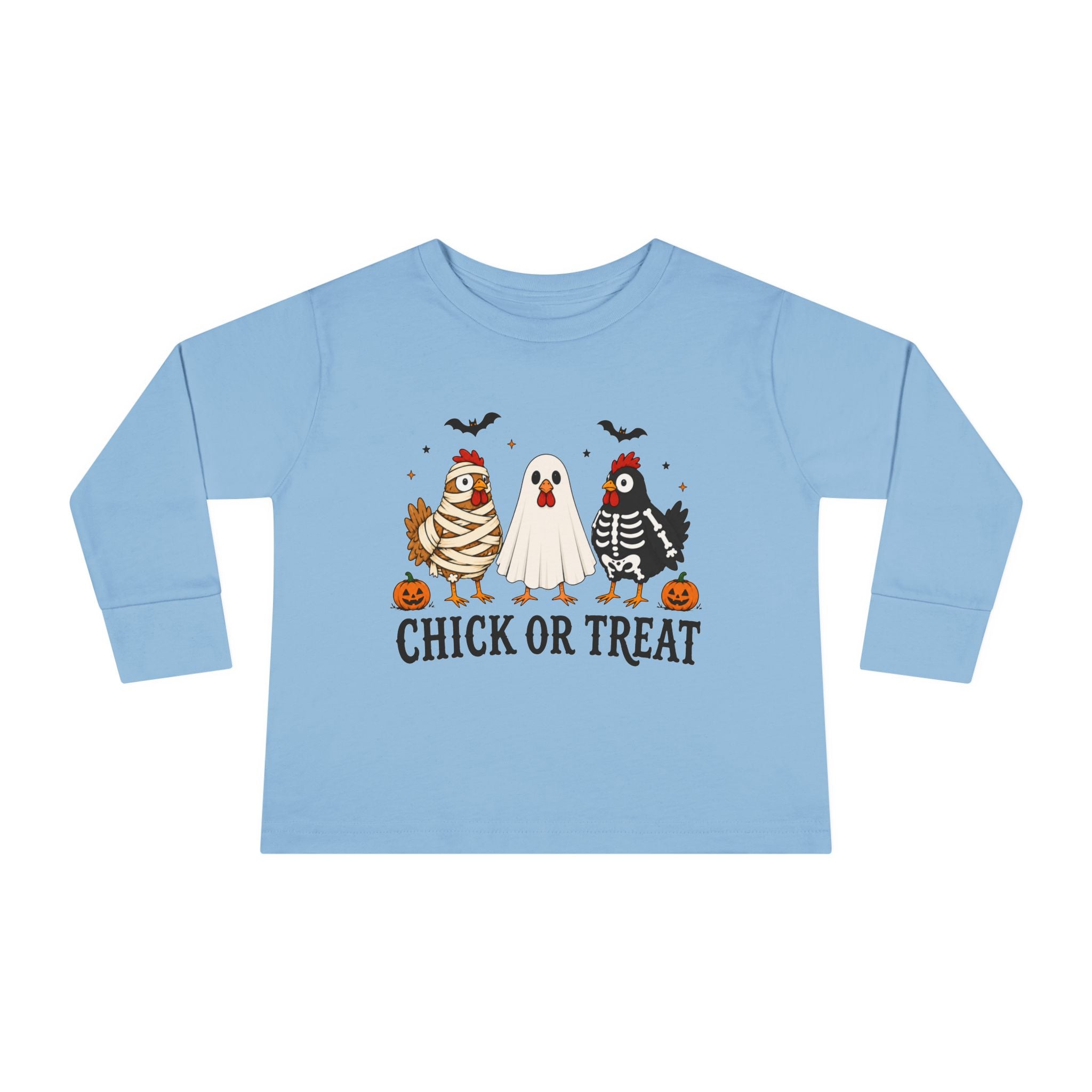Halloween "Chick or Treat" Toddler Long Sleeve Tee