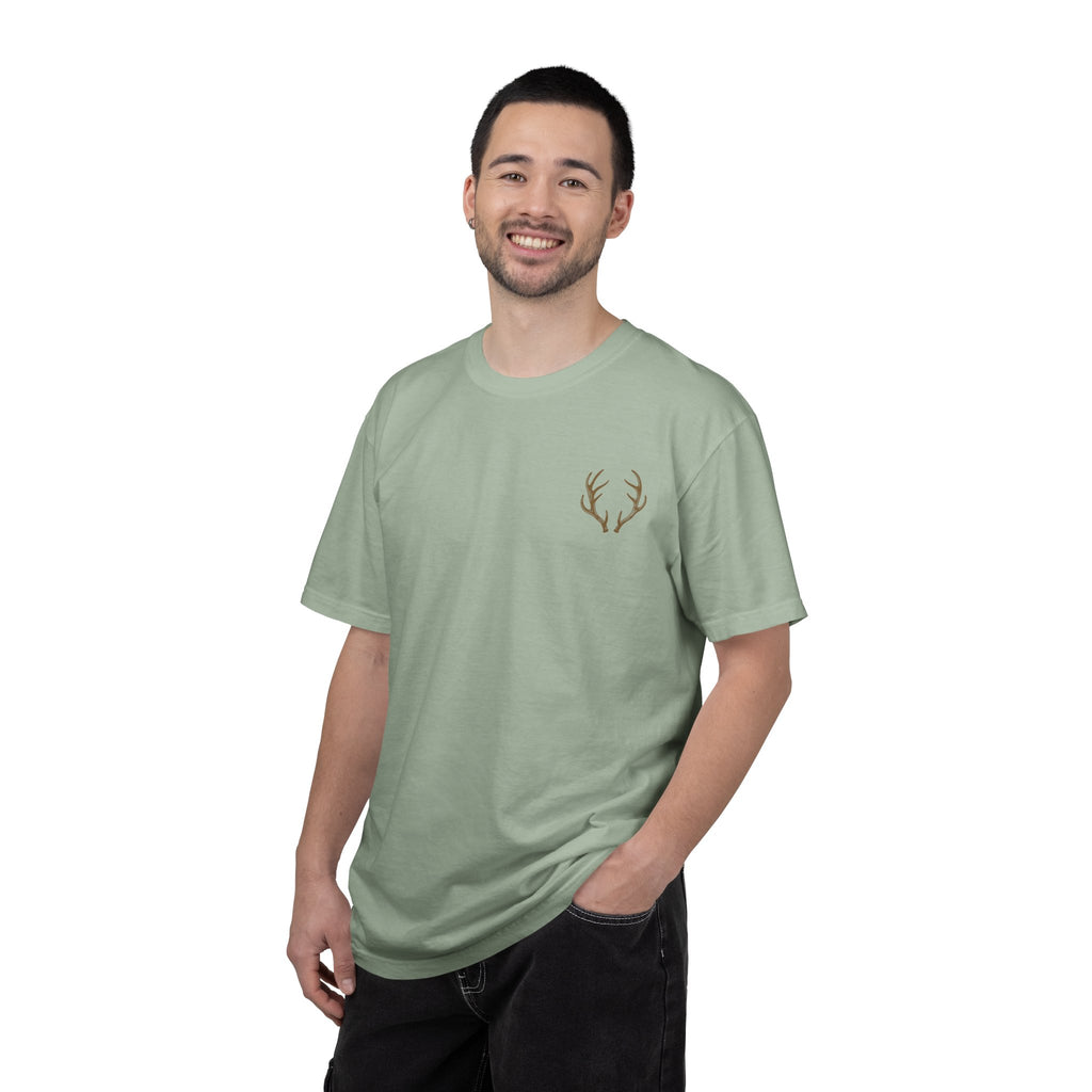 American Flag Deer T-Shirt — Patriotic Hunting Graphic Tee