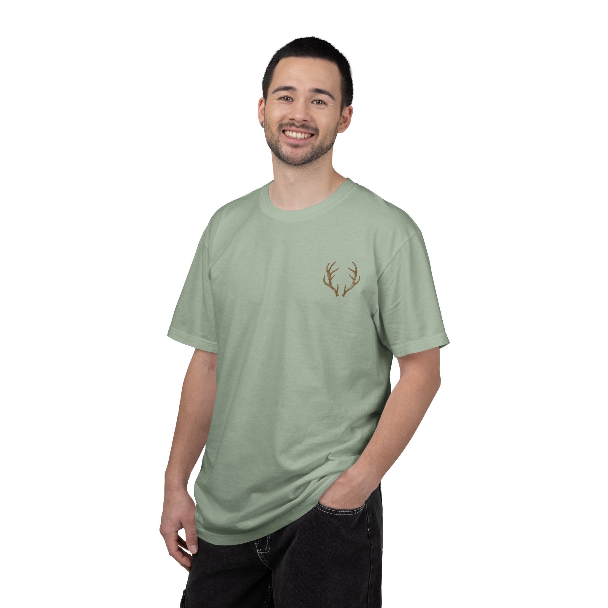 American Flag Deer T-Shirt — Patriotic Hunting Graphic Tee