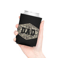 Dad Camo Can Cooler — Military Camouflage Beer Koozie