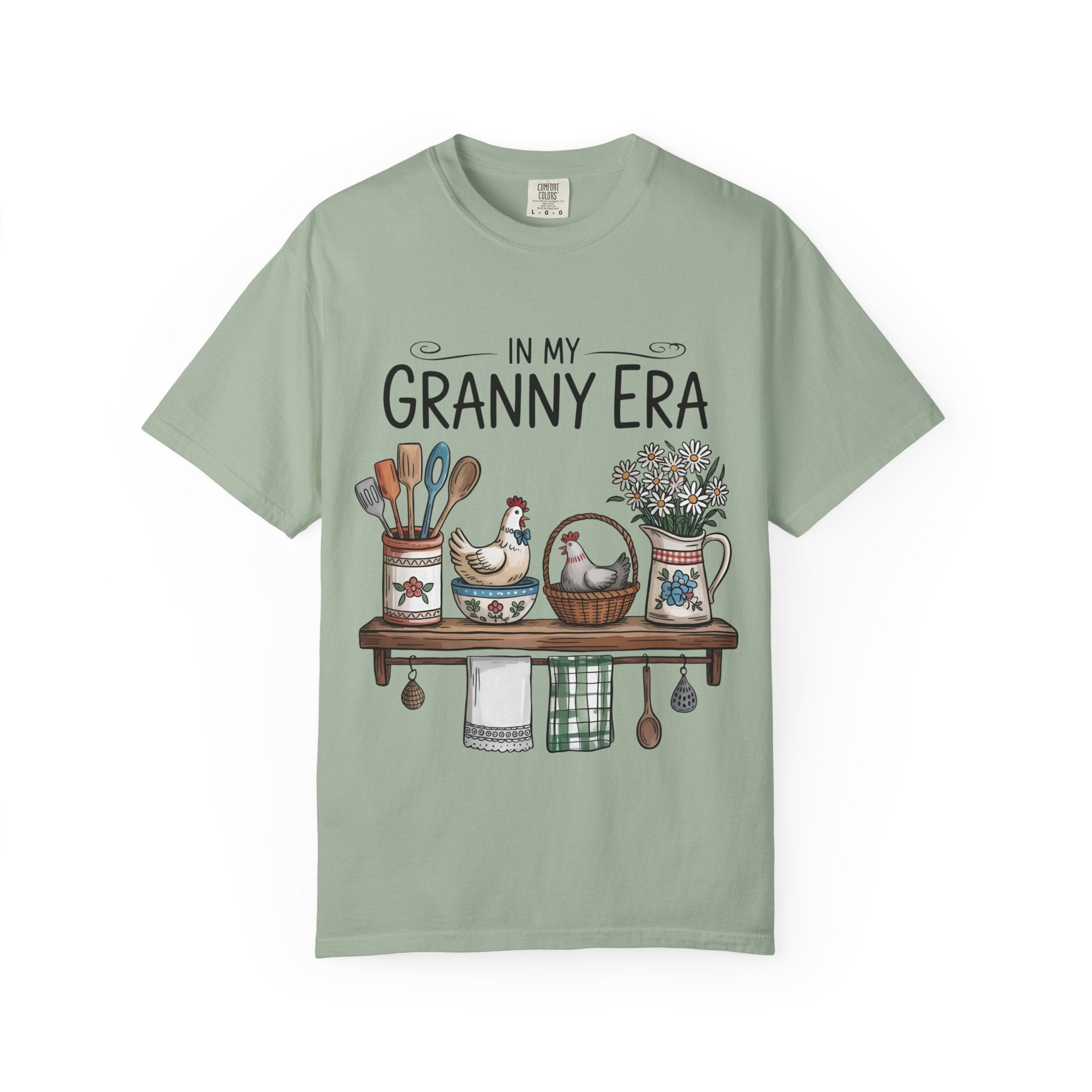 T-Shirt — "In My Granny Era" Vintage Kitchen Graphic Tee