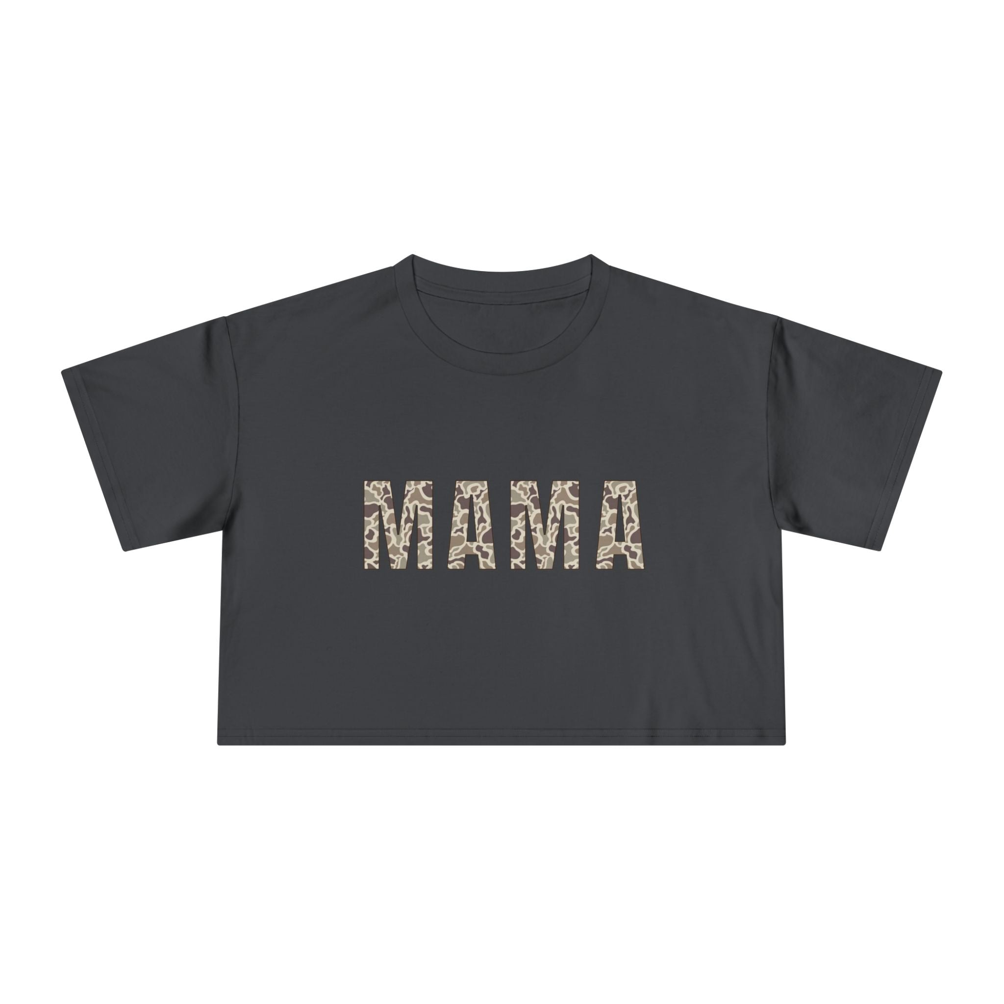 Mama Crop Tee — Casual Women's Short Boxy Top