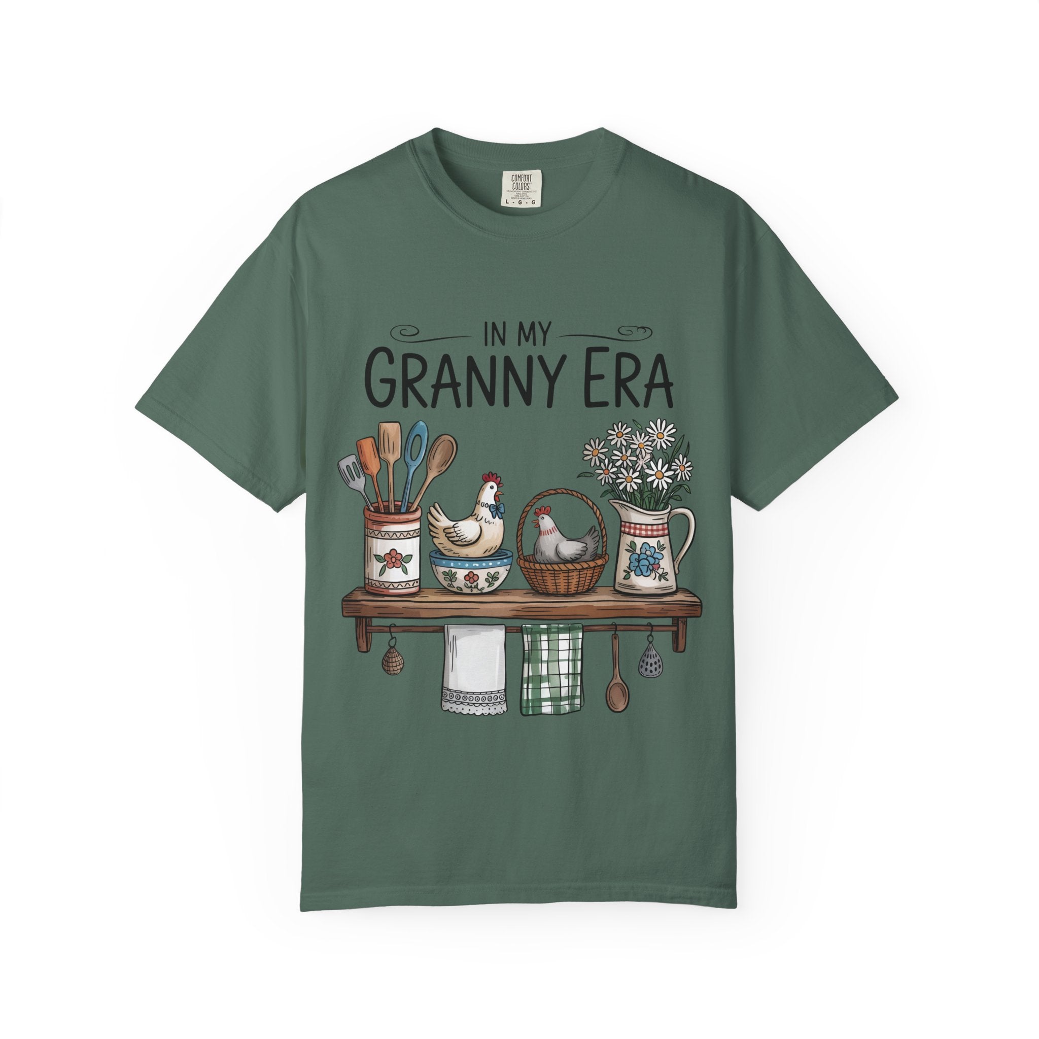 T-Shirt — "In My Granny Era" Vintage Kitchen Graphic Tee