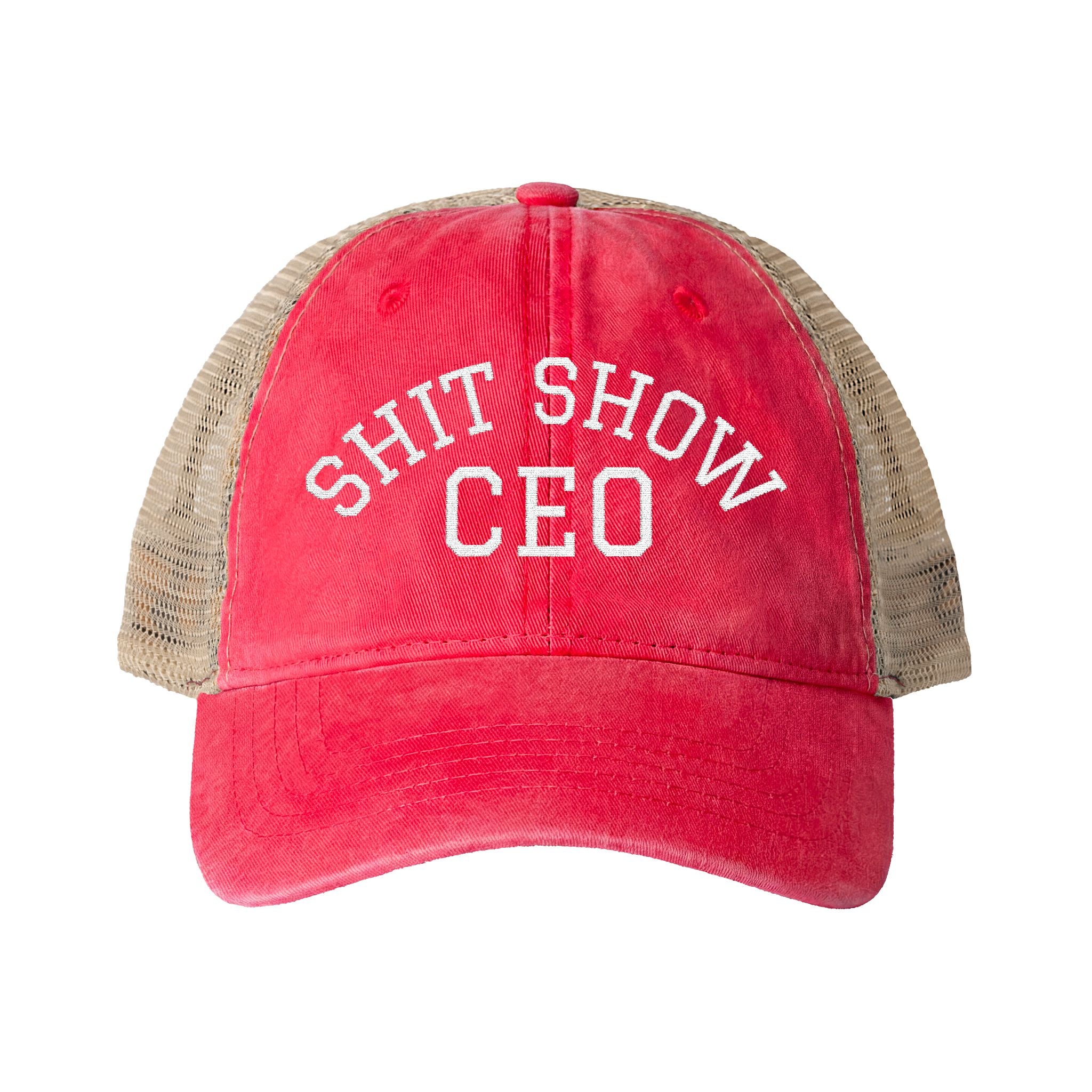 Women's Washed Mesh-Back Cap