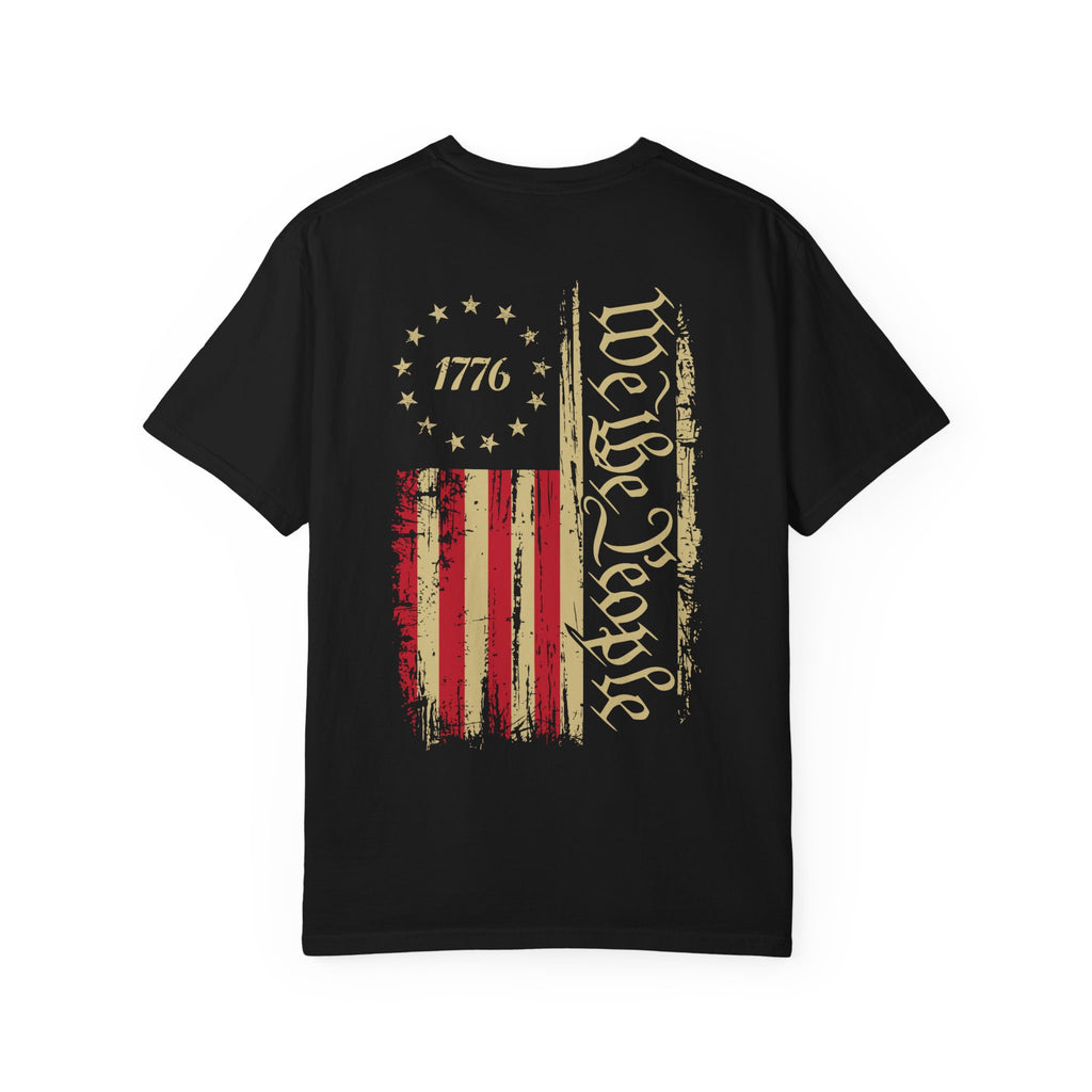 1776 'We the People' Flag T-Shirt — Patriotic American Constitution Tee