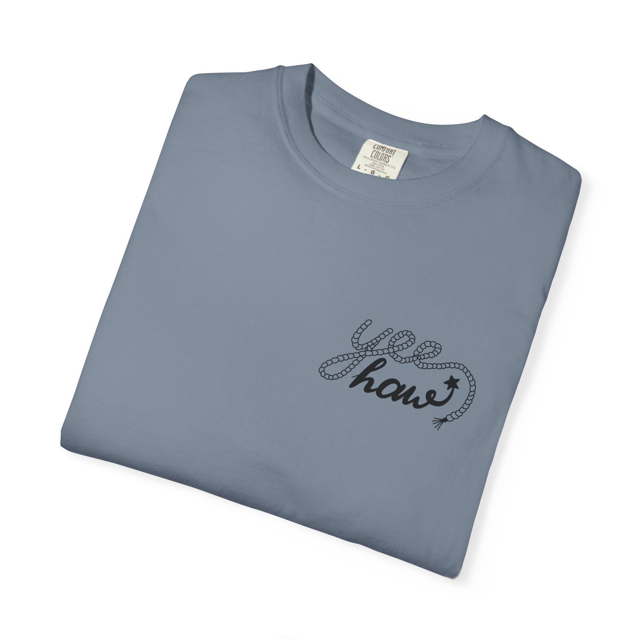 Cowboy Hat & Boots T-Shirt — 'Yee Haw' Graphic Western Tee