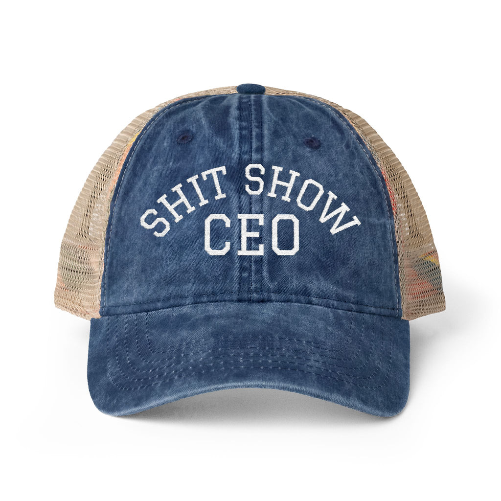 Women's Washed Mesh-Back Cap